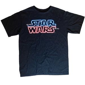 Star Wars Youth Boys Classic Logo Black Shirt Size Is Youth 2XL 18
